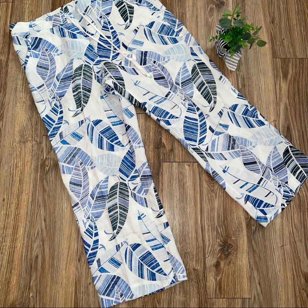 Tommy Bahama Linen Palm Print Pants